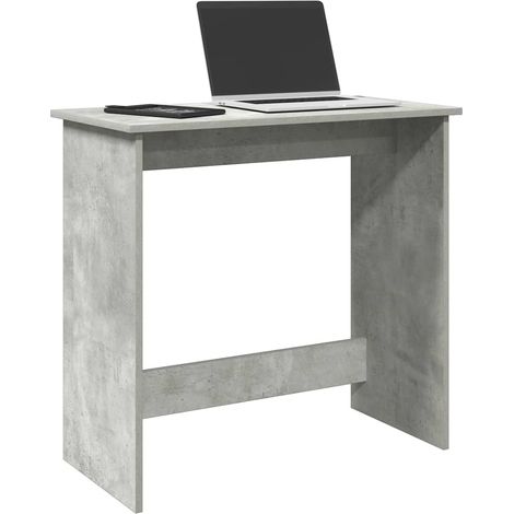 Bureau-Table de Travail-Bureau d'ordinateur Gris béton 80x40x75 cm Aggloméré 763912 (1/5)