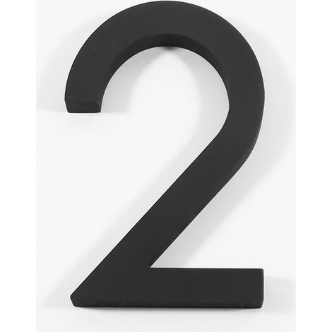 4,9" Noir 2 Moderne Résidentiel Numérique Rue Flottant Aluminium Encastré