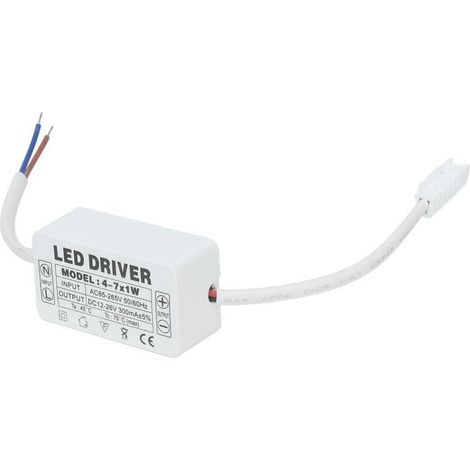 4-7X1W LED Driver Transformateur, Eclairage de plafond Systèmes d'éclairage D'alimentation à Courant Constant Transformateur D'alimentation étanche Adaptateur Entrée AC85-265V Sortie DC12-26V (1/4)