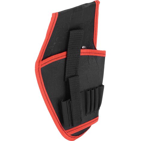 Tragbare Werkzeugtasche für Elektrogeräte, Hüfttasche, Multifunktions-Bohrmaschinenhalter, Holstertasche (Rot) (1/5)