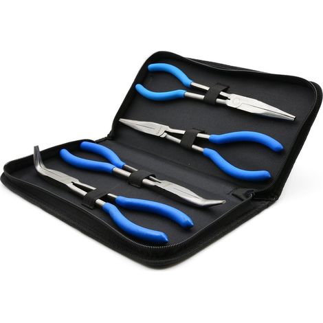 Set di pinze a becco lungo 280 mm 4 pezzi (5/10) (1/4)