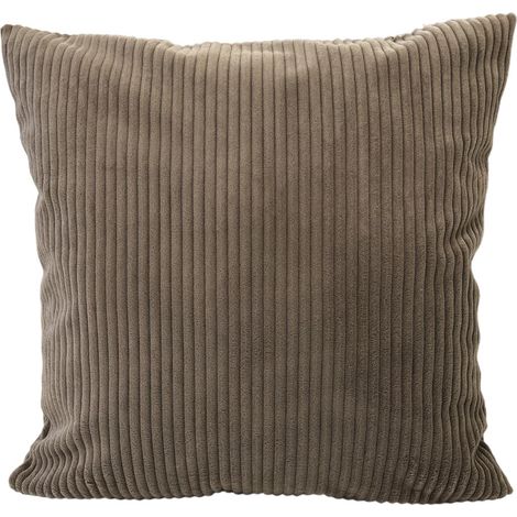 Braun gestreifter dekorativer Kissenbezug 30x50 cm (1/5)