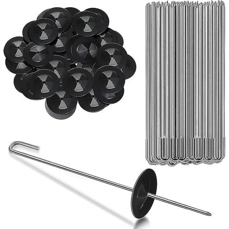 Lot de 50 clips de protection pour panneaux solaires, fixations en fil d'acier inoxydable pour clôture, kit de protection contre les animaux pour panneaux solaires (1/5)