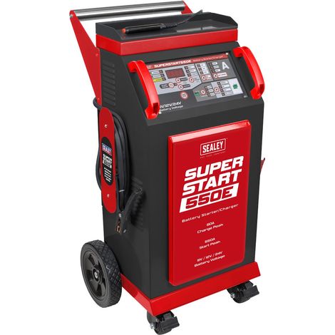 Sealey SUPERSTART550E 6/12/24V Battery Starter/Charger 550A