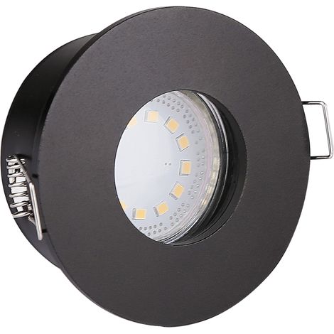 Spot encastrable Candellux SH-12 noir IP65 MR16 12V (1/3)