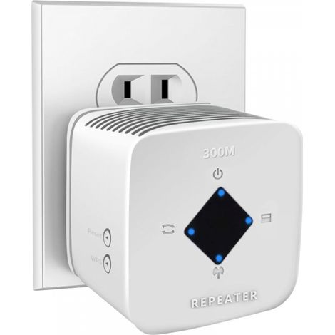 Répéteur/extenseur WiFi, amplificateur de signal sans fil domestique avec port Ethernet, installation rapide (1/5)