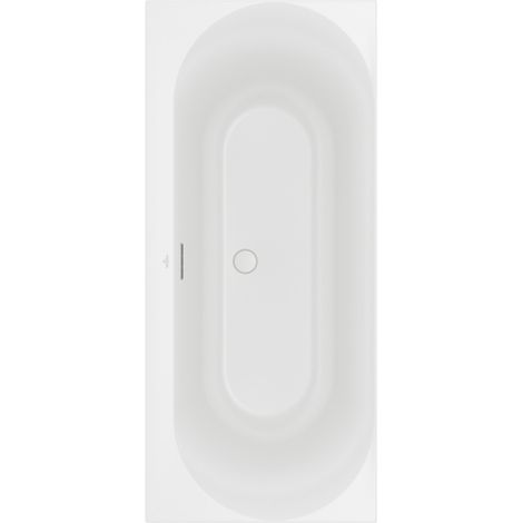 V&B Einbauwanne LOOP & FRIENDS OVAL DUO Rechteck 1700x750mm Stone white (1/2)