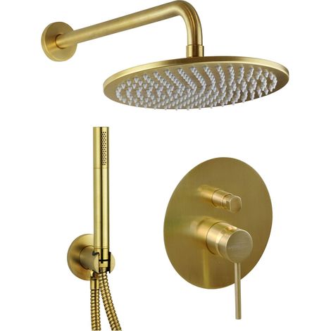 Set doccia in colore oro spazzolato Gattoni Easy 1490/PDSG Oro Spazzolato (1/4)