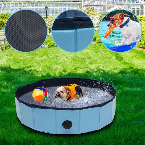 Randaco Hundepool faltbar 80x20 cm, Hunde Planschbecken & Badewanne, Swimmingpool für Hunde & Haustiere (1/5)