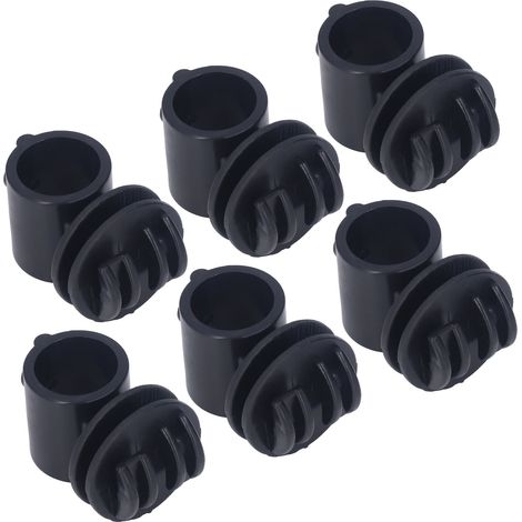 50 Stück/Set 2,1 cm Isolierschrauben Impulsgittersystem Zubehör für elektronische Zaunlagerstangen Schwarz (1/5)