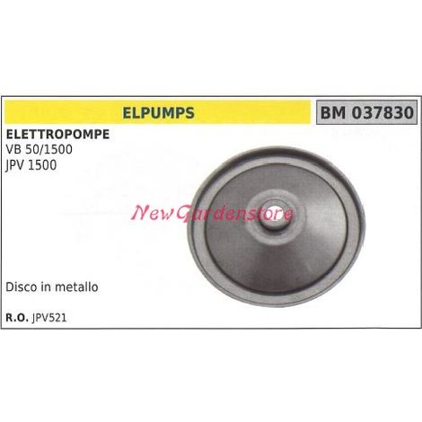 Metallscheibe ELPUMPS Elektropumpe VB 50/1500 JPV 1500 037830