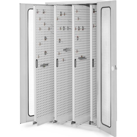 Kappes ®RasterPlan Vertikalschränke 1950x1000x600mm Modell 83 Sichtfenstertüren lichtgrau