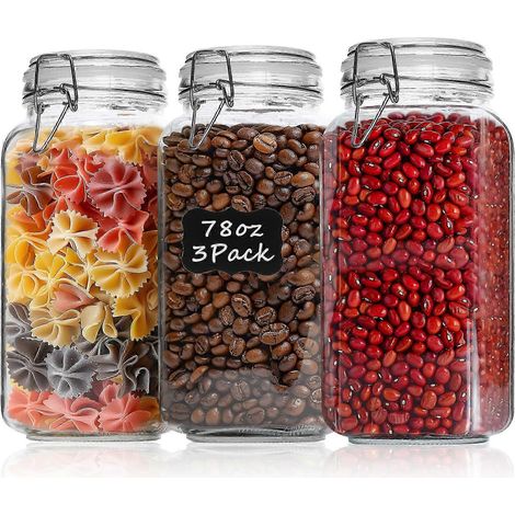 Ensemble de 3 bocaux de conservation alimentaire de 78 oz (2,3 L) 2025 (1/5)