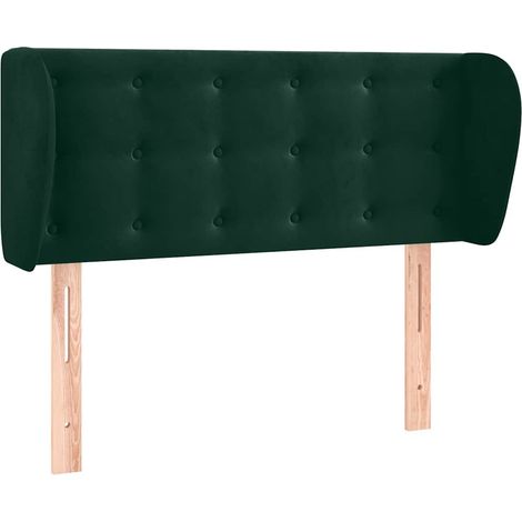 Maison Exclusive - Cabecero de terciopelo verde oscuro 93x23x78/8 (1/5)