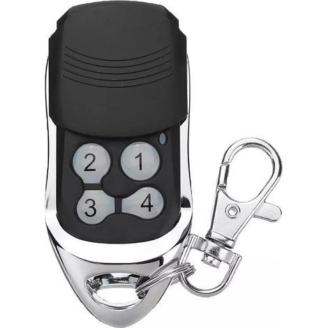 Télécommande de Porte de Garage 433 MHz, Duplicateur de Télécommande pour Portail et Garage, Clone 433.92 MHz avec Accroche Porte-clés (1/5)