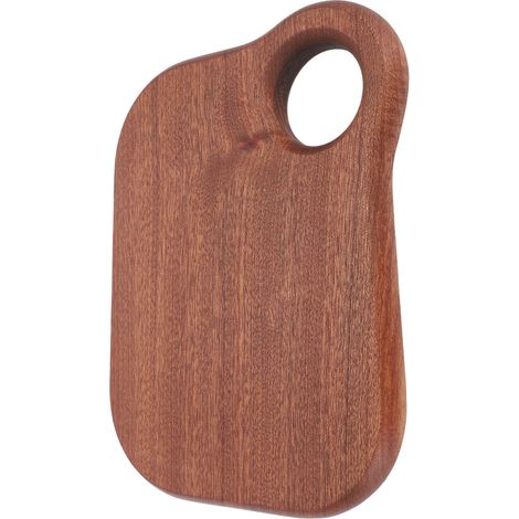 Planche à découper miniature en ébène, petite planche multifonctionnelle en bois pour fruits, idéale pour la cuisine, format réduit. (1/5)