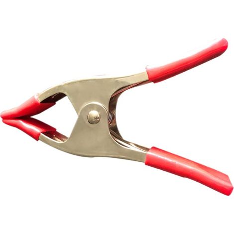 Pince à ressort - Pinces renforcées en forme de A - Pinces à ressort en métal - Pinces renforcées - Force de serrage longue durée - 15 cm (1/5)