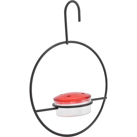 Mangeoire à colibris suspendue, légère et élégante, avec 4 ports pour jardin. (1/5)