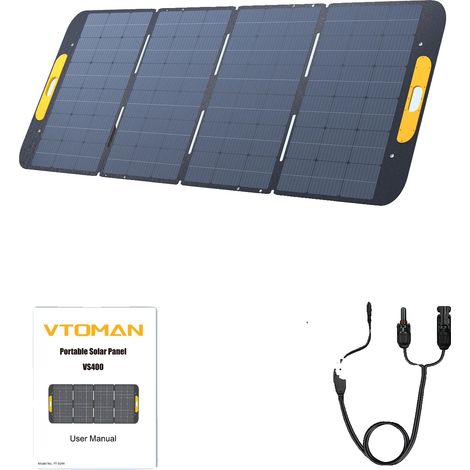 Panneau Solaire, Haute Efficacité, 400W de Puissance, Design Étanche, VS400 (1/2)