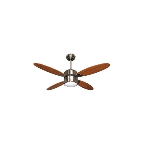 Ventilatore da soffitto baviera effe - in legno volt 230 watt 60 cm 107