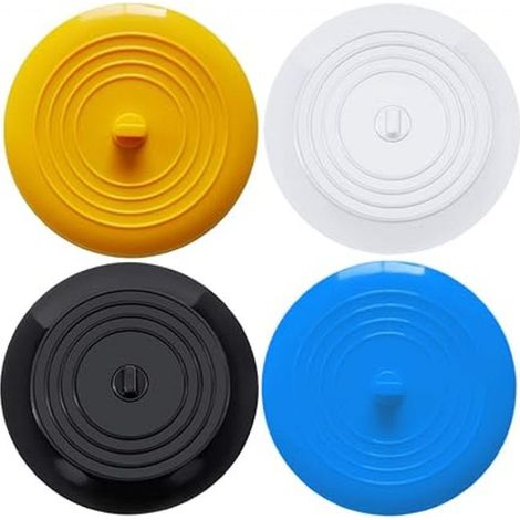 Set mit 4 Silikon-Badewannenstöpseln, Küchenspülenstöpseln, universellen Silikon-Abflussstöpseln, Badewannenstöpseln (1/5)