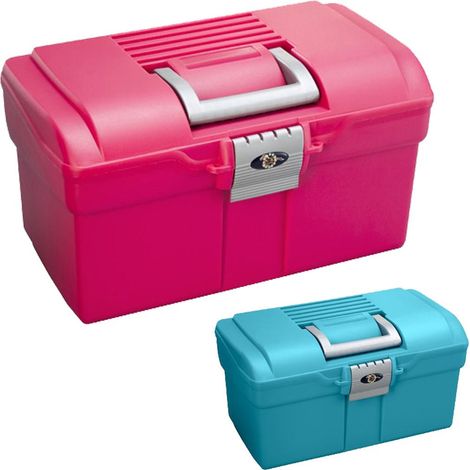 L'azur - Caisse à outils basse avec plateau intérieur amovible, capacité 100 kg