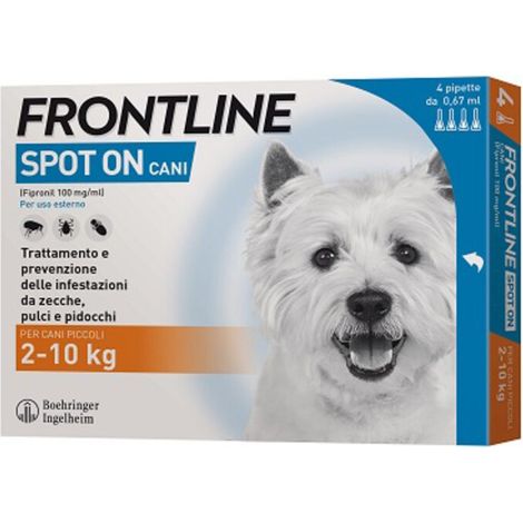 FRONTLINE SPOT-ON 02-10 KG CANI PICCOLI 3+1 PIPETTE