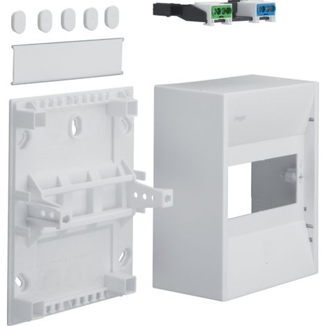 Hager GD106N cuadro eléctrico blanco 6 módulos