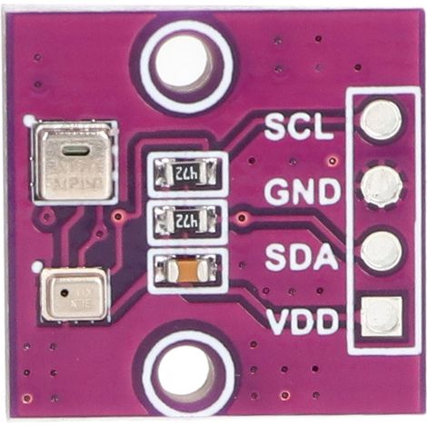 Capteur de pression atmosphérique 4P Grove, module de pression d'air haute précision, sortie I2C, câble de connexion pour test (1/5)