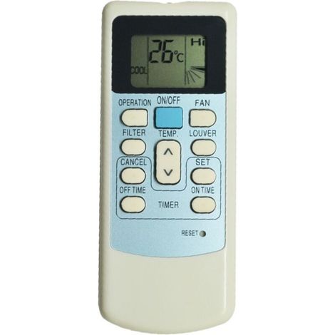 Applicable à la télécommande du climatiseur Hitachi LH6 (1/4)