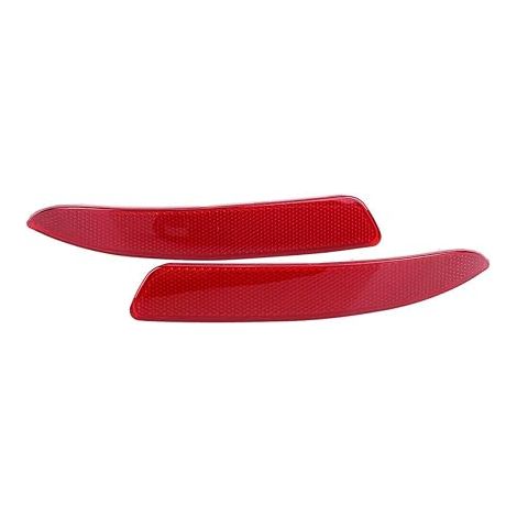 Réflecteurs de pare-chocs arrière, 1 paire de réflecteurs de pare-chocs arrière rouges gauche et droit pour E70 X5 2007-2013 63217158949 63217158950 (1/5)