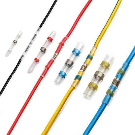 IP67 wasserdichte Schrumpfverbinder – Packung mit 150 Stück aus Polyolefin mit integriertem Klebstoff für Schifffahrt und Automobilindustrie (1/5)