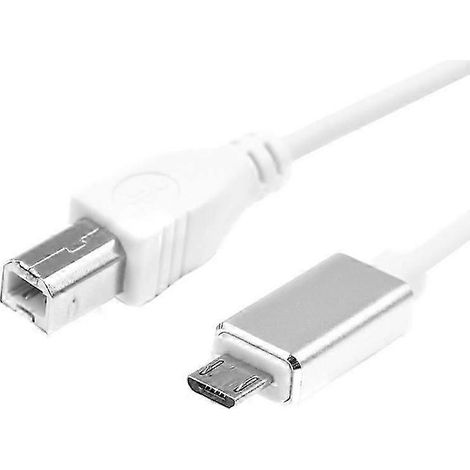 Câble adaptateur micro-USB vers USB type B pour appareils MIDI, câble de connexion audio pour claviers et pianos (1/5)