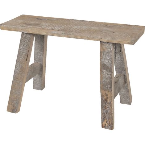 Table à plantes en bois marron porte-plantes style rustique et moderne 40 x 14 x 27 cm - PANGIVO (1/3)