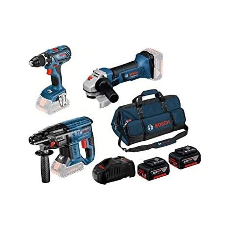 Bosch 18V-Set Bohrschrauber GSR 18V-28+GBH 18 V-21(DK)