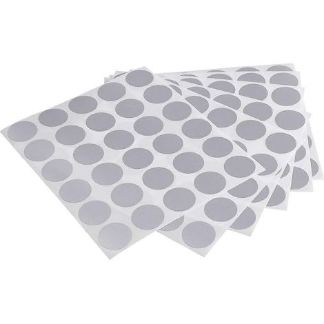 Lot de 5 étiquettes autocollantes à gratter, à décoller et à coller soi-même, pour laisser un message surprise ou un petit mot cadeau (argenté)-Silver (1/3)