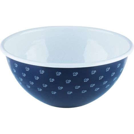 Riess Obst- und Salatschüssel Ø22cm 2L Dirndlblau Emaille