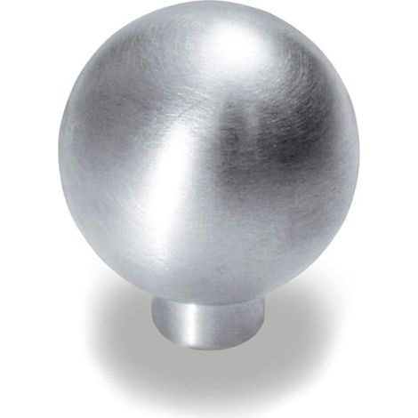 Pomo 25 mm Acero Inoxidable Mate (GUALTE) (1/2)