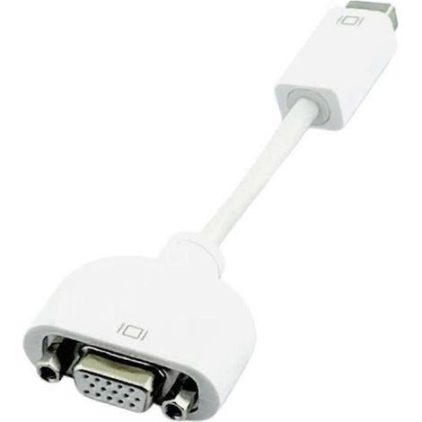 Adaptateur vidéo et audio Mini DVI vers VGA RGB de 15 cm pour carte mère, compatible avec les projecteurs. (1/5)