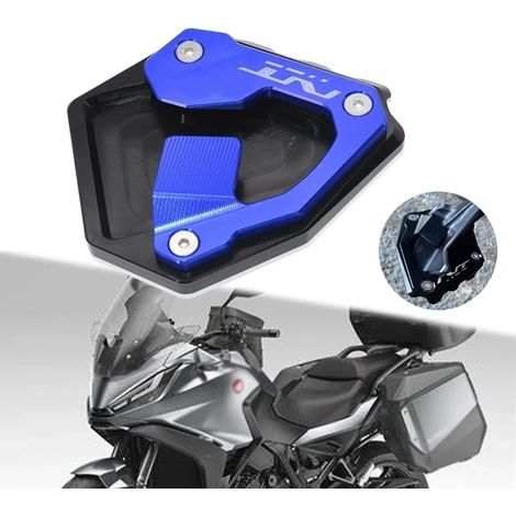 (Bleu) Compatible avec Honda NT 1100 NT1100 nt1100 nt 1100 2021 2022 2023 - Extension de béquille latérale pour moto - Support de pied élargi maxpower (1/4)