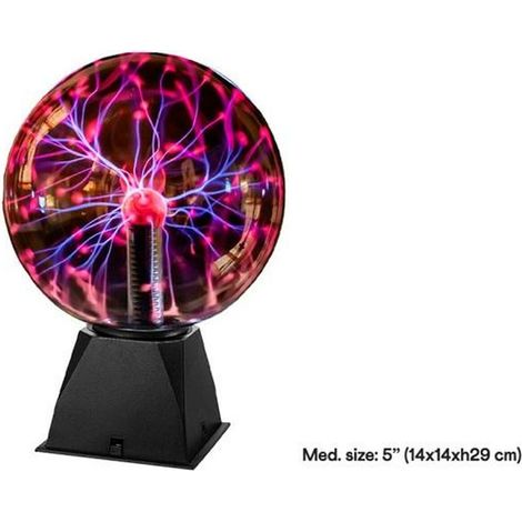 Lampada - Globo Plasma - 29x14cm - Multicolore - Contemporaneo - Design