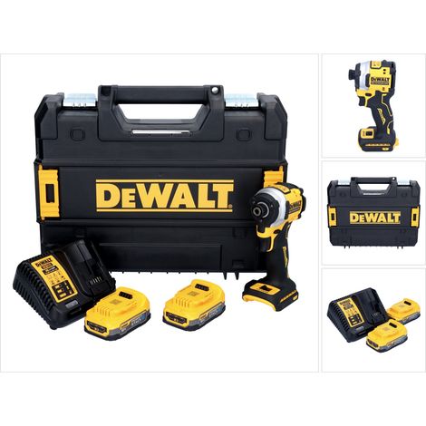 Ultrakompakter Schlagschrauber XR 18V 1.7Ah Li-Ion brushless Powerstack DEWALT - DCF850E2T-QW