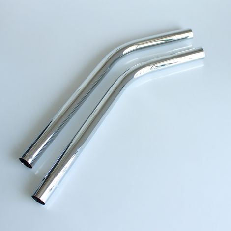 Raccords de tuyauterie coudés en acier inoxydable pour aspirateurs industriels, rallonge de tuyau coudé pour machines d'aspiration d'eau, tube en S BF501, BF502 (1/4)