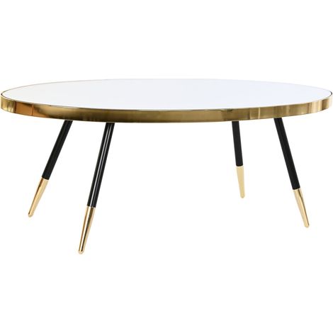 Mesa Centro Acero Espejo 110X50X41,5 Dorado MB199653 (1/4)
