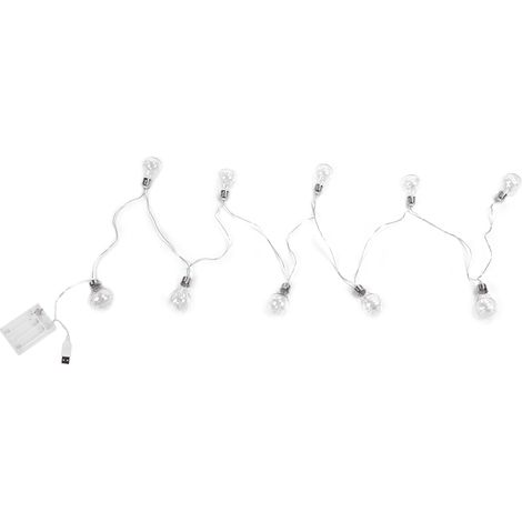 Guirlande lumineuse LED étanche fil cuivre ampoules E27 pour décoration intérieure chambre (1/5)