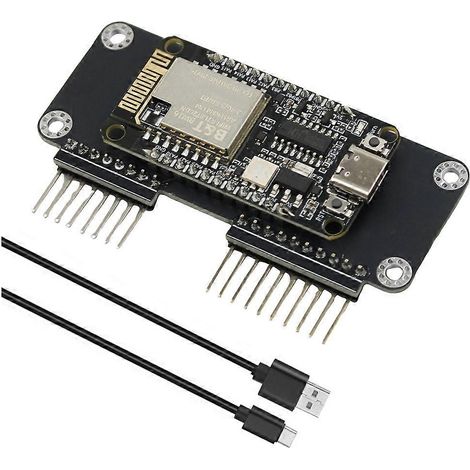 Placa de desarrollo WiFi de doble banda 2.4G y 5G BW16, firmware precargado, módulo GPIO RTL8720DN (BW16), análisis de redes IoT de largo alcance. (1/5)