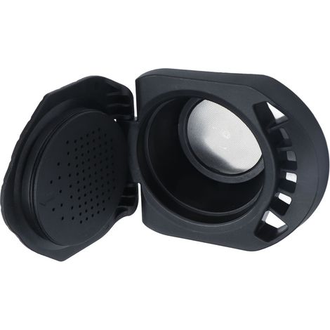 Wiederverwendbarer schwarzer Kaffeekapsel-Filterbecher als Zubehör für die Dolce Gusto Kaffeemaschine (1/5)