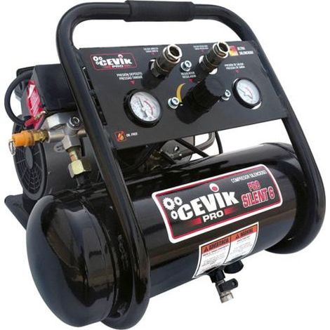 Cevik Pro6Silent Compresseur silencieux 6 l 1Hp