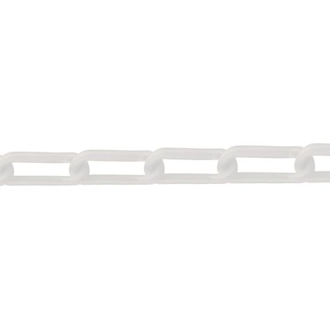 Catena in plastica Ø 6 mm. bianco 20 mt.