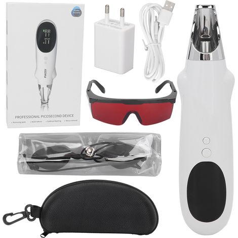 Stylo Lumière Picoseconde Anti-Taches Cutanées Éliminateur Tatouage Cicatrice Grain de Beauté Éphélides Pigmentation Thérapie Photonique 100‑240V Prise UE (1/5)